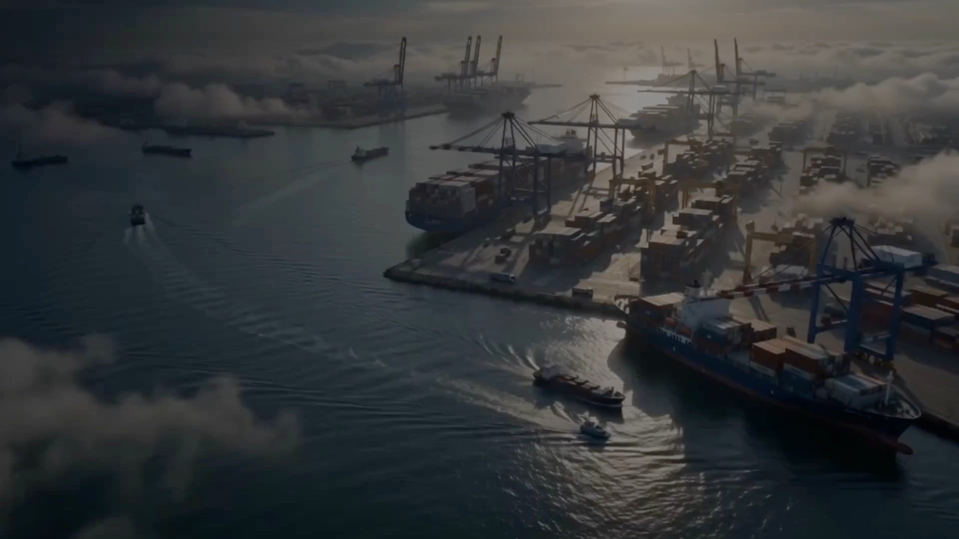 Container port operation — 24/7 shipment tracking for international cargo